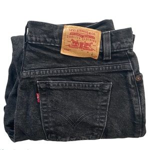 Levi’s 550 Relaxed Fit Washed Black Jeans